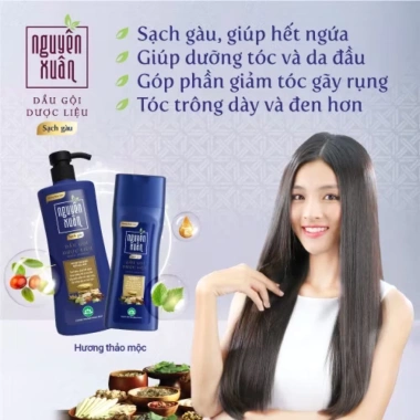 Dầu gội Dược liệu Nguyên Xuân Sạch Gàu 470g - Tặng 50g miễn phí, Giá ưu đãi 251.000 2 Dầu gội Dược liệu Nguyên Xuân Sạch Gàu 470g - Tặng 50g miễn phí, Giá ưu đãi 251.000 2