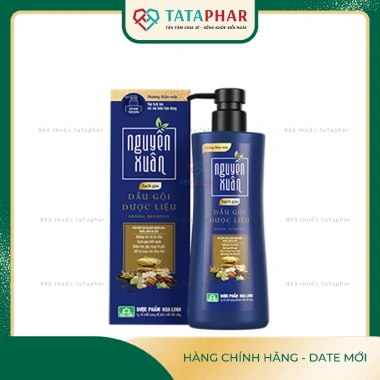Dầu gội dược liệu Nguyên Xuân sạch gàu (Xanh dương) - Dành cho da đầu nhiều gàu, ngứa, nấm da đầu