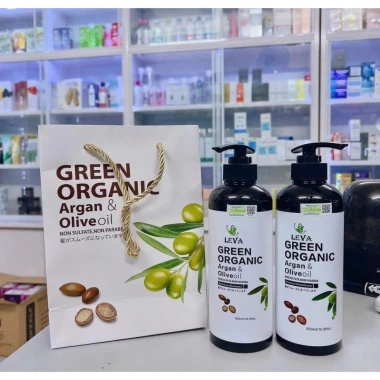 Dầu gội GREEN ORGANIC LEVA 500ml -1.000ml phục hồi mềm mượt, kiềm dầu, sạch gàu, hương thơm nước hoa 2 Dầu gội GREEN ORGANIC LEVA 500ml -1.000ml phục hồi mềm mượt, kiềm dầu, sạch gàu, hương thơm nước hoa 2