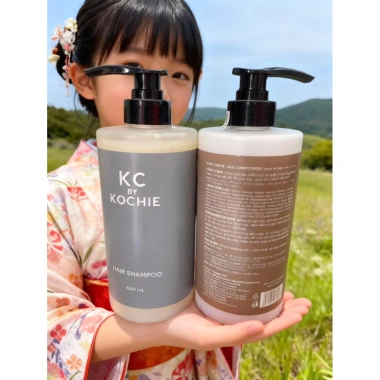 Dầu gội Nhật Bản KC Kochie hương matcha chống gàu, kiểm soát dầu, tóc mềm mượt chắc khỏe