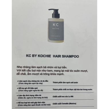 Dầu gội Nhật Bản KC Kochie hương matcha chống gàu, kiểm soát dầu, tóc mềm mượt chắc khỏe