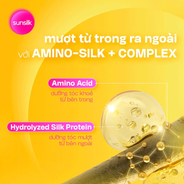 Hình ảnh sản phẩm Dầu gội Sunsilk tóc Mượt 100 giờ 600g - Bóng, Óng, Mềm mượt - Giá giảm 162.000₫