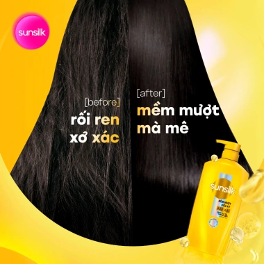 Dầu gội Sunsilk tóc Mượt 100 giờ 600g - Bóng, Óng, Mềm mượt - Giá giảm 162.000₫ 5