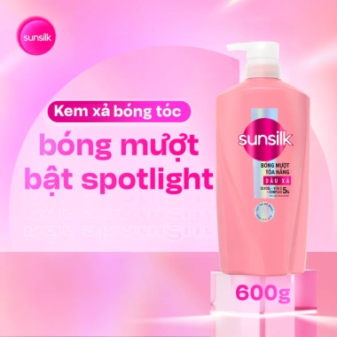Dầu gội Sunsilk tóc Mượt 100 giờ 600g - Bóng, Óng, Mềm mượt - Giá giảm 162.000₫ 6