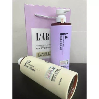 Dầu Gội Xả Biotin Biohair L'AR - Phục hồi, kích mọc tóc, hương nước hoa - 223k