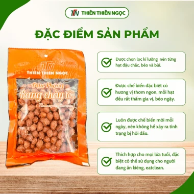 Đậu Phộng Rang Cháy Tỏi Thơm Ngon Ăn Vặt Eatclean - Giảm 15% Chỉ 59k/thùng 10 gói 70gr 5 Đậu Phộng Rang Cháy Tỏi Thơm Ngon Ăn Vặt Eatclean - Giảm 15% Chỉ 59k/thùng 10 gói 70gr 5