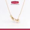 Dây Chuyền Bạc Nữ 925 Trơn Cao Cấp – Dễ Điều Chỉnh Chiều Dài – Khóa Xuyên Tâm – NL-NTF102 5