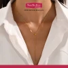 Dây Chuyền Bạc Nữ 925 Trơn Cao Cấp – Dễ Điều Chỉnh Chiều Dài – Khóa Xuyên Tâm – NL-NTF102 6