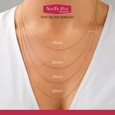 Dây Chuyền Bạc Nữ 925 Trơn Cao Cấp – Dễ Điều Chỉnh Chiều Dài – Khóa Xuyên Tâm – NL-NTF102 7