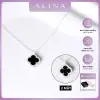 Dây chuyền bạc nữ cỏ bốn lá hai mặt may mắn giá chỉ 269k - Giảm từ 330870 VND 2
