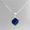 Dây chuyền bạc nữ Laura Jewelry đá pha lê xanh Swarovski cao cấp giá chỉ 219k 2