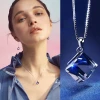 Dây chuyền bạc nữ Laura Jewelry đá pha lê xanh Swarovski cao cấp giá chỉ 219k 8