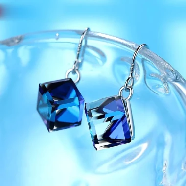 Dây chuyền bạc nữ Laura Jewelry đá pha lê xanh Swarovski cao cấp giá chỉ 219k 13