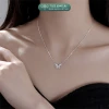 Dây chuyền bạc nữ mặt hồ điệp đính đá TLEE JEWELRY D0258 giá chỉ 320k 8