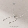 Dây chuyền bạc nữ TLEE cá tính thuôn rút giá rẻ 462k - TLEE JEWELRY D0235 khuyến mãi 2