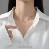 Dây chuyền bạc nữ TLEE cá tính thuôn rút giá rẻ 462k - TLEE JEWELRY D0235 khuyến mãi 5