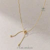 Dây chuyền bạc nữ TLEE cá tính thuôn rút giá rẻ 462k - TLEE JEWELRY D0235 khuyến mãi 9