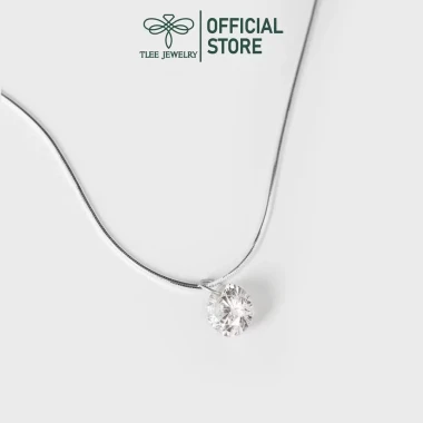 Dây chuyền bạc nữ TLEE D0133 giá rẻ chỉ 219k - Mặt nụ đá sang trọng cao cấp 11