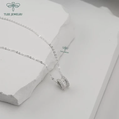 Dây chuyền bạc nữ TLEE D0139 giảm giá chỉ 249k - Đá nạm sang trọng thời trang 6