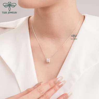Dây chuyền bạc nữ TLEE D0139 giảm giá chỉ 249k - Đá nạm sang trọng thời trang 8