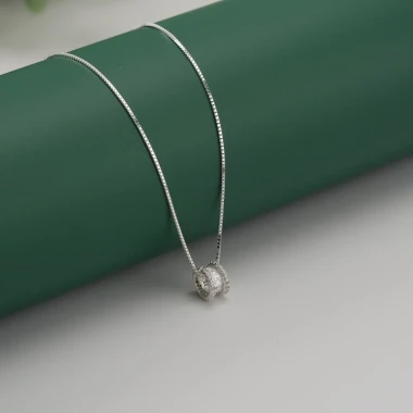 Dây chuyền bạc nữ TLEE D0139 giảm giá chỉ 249k - Đá nạm sang trọng thời trang 12