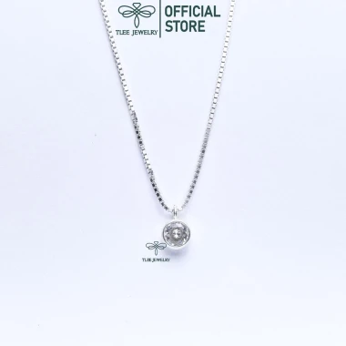 Dây chuyền bạc nữ TLEE đá tròn nhỏ đơn giản giá chỉ 476k giảm từ 585k D0173 TLEE JEWELRY 2 Dây chuyền bạc nữ TLEE đá tròn nhỏ đơn giản giá chỉ 476k giảm từ 585k D0173 TLEE JEWELRY 2