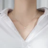 Dây chuyền bạc nữ TLEE đá tròn nhỏ đơn giản giá chỉ 476k giảm từ 585k D0173 TLEE JEWELRY 6