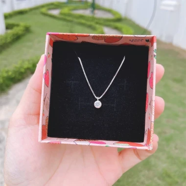 Dây chuyền bạc nữ TLEE đá tròn nhỏ đơn giản giá chỉ 476k giảm từ 585k D0173 TLEE JEWELRY 7 Dây chuyền bạc nữ TLEE đá tròn nhỏ đơn giản giá chỉ 476k giảm từ 585k D0173 TLEE JEWELRY 7