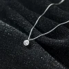 Dây chuyền bạc nữ TLEE đá tròn nhỏ đơn giản giá chỉ 476k giảm từ 585k D0173 TLEE JEWELRY 9