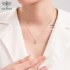 Dây chuyền bạc nữ TLEE mặt nụ đá nạm đá sang trọng giá 476k giảm từ 599k D0117 5