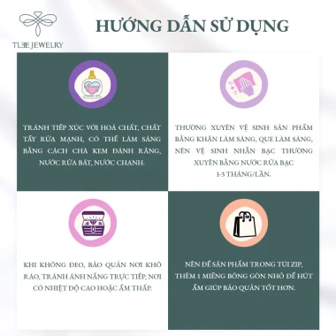 Dây chuyền bạc nữ TLEE mặt nụ đá nạm đá sang trọng giá 476k giảm từ 599k D0117 8