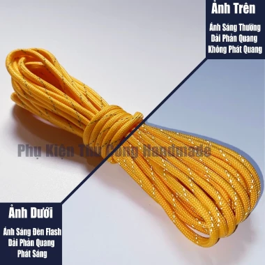 Dây dù sinh tồn paracord 550lbs 4mm phản quang 5m giá rẻ chỉ 25k 11 Dây dù sinh tồn paracord 550lbs 4mm phản quang 5m giá rẻ chỉ 25k 11