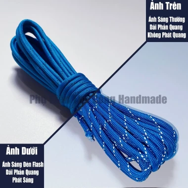 Dây dù sinh tồn paracord 550lbs 4mm phản quang 5m giá rẻ chỉ 25k 21 Dây dù sinh tồn paracord 550lbs 4mm phản quang 5m giá rẻ chỉ 25k 21