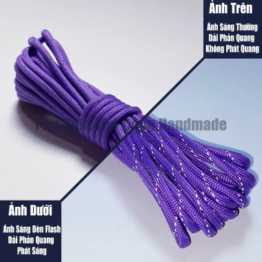 Dây dù sinh tồn paracord 550lbs 4mm phản quang 5m giá rẻ chỉ 25k 24 Dây dù sinh tồn paracord 550lbs 4mm phản quang 5m giá rẻ chỉ 25k 24