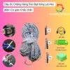 Dây Dù Tròn Xanh Quân Đội, Dù trắng sọc Kích Thước 3, 4, 6, 8ly 1kg Buộc Hàng, Cắm Trại, Leo Núi buộc bạt 3