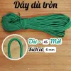 Dây Dù Tròn Xanh Quân Đội, Dù trắng sọc Kích Thước 3, 4, 6, 8ly 1kg Buộc Hàng, Cắm Trại, Leo Núi buộc bạt 7