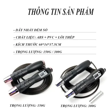 Dây Nhảy Đếm Số Tập Thể Dục Lực Đàn Hồi Giá Rẻ 12200đ - Giảm Cân Tại Nhà 7 Dây Nhảy Đếm Số Tập Thể Dục Lực Đàn Hồi Giá Rẻ 12200đ - Giảm Cân Tại Nhà 7