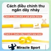 Dây Nhảy PVC 6mm Miracle Sport – Cao Cấp, Tăng Tốc Độ Cardio, Tập Gym Chỉ 96k 2