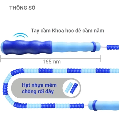 Dây Nhảy Thể Dục Đa Năng Chống Rối Cho Nam Nữ Trẻ Em - Giảm 36% Còn 14500đ 5