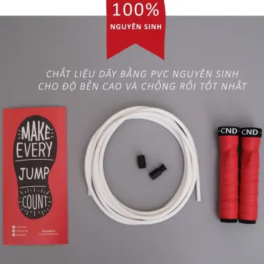 Dây nhảy thể lực HAMCHOI CND điều chỉnh độ dài giảm giá chỉ 111000₫ 3 Dây nhảy thể lực HAMCHOI CND điều chỉnh độ dài giảm giá chỉ 111000₫ 3