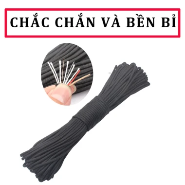 Dây Paracord Đa Mục Đích Giá Rẻ 49k - 7 Lõi Thép Cắm Trại Leo Núi Phơi Đồ 3