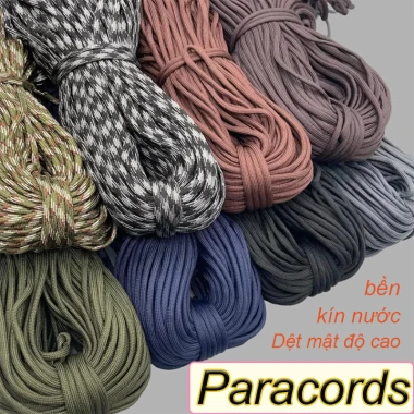 Dây Paracord Đa Mục Đích Giá Rẻ 49k - 7 Lõi Thép Cắm Trại Leo Núi Phơi Đồ 7