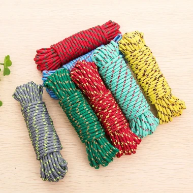 Dây Phơi Đồ Cắm Trại Cuộn 5m - Dựng Lều Siêu Cứng, Giá Chỉ 12000đ 2 Dây Phơi Đồ Cắm Trại Cuộn 5m - Dựng Lều Siêu Cứng, Giá Chỉ 12000đ 2