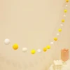 Dây Quả Bông Pom Pom Trang Trí Dài 2,5m Giá Rẻ Chỉ 18000đ 10