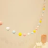 Dây Quả Bông Pom Pom Trang Trí Dài 2,5m Giá Rẻ Chỉ 18000đ 12