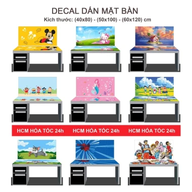 Decal Dán Bàn Học Chống Nước Cho Học Sinh - Giảm 10% Chỉ 50k - THUTHAODECOR 2