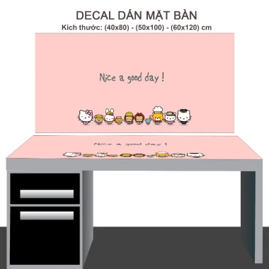 Decal Dán Bàn Học Chống Nước Cho Học Sinh - Giảm 10% Chỉ 50k - THUTHAODECOR 11