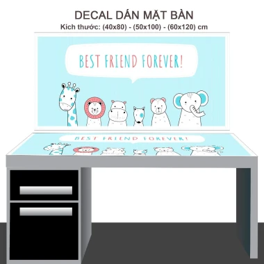 Decal Dán Bàn Học Chống Nước Cho Học Sinh - Giảm 10% Chỉ 50k - THUTHAODECOR 14