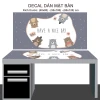Decal Dán Bàn Học Chống Nước Cho Học Sinh - Giảm 10% Chỉ 50k - THUTHAODECOR 16