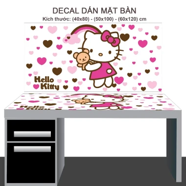 Decal Dán Bàn Học Chống Nước Cho Học Sinh - Giảm 10% Chỉ 50k - THUTHAODECOR 17